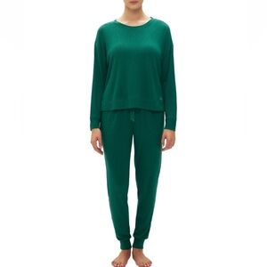 GapBody Cozy Soft Green Lounge Pajama Set Women’s Small